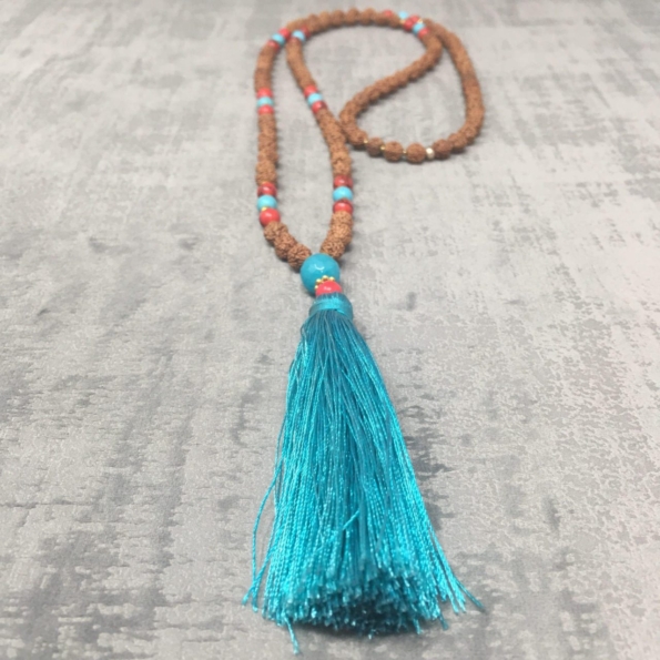 Collier Mala Magical Wild face